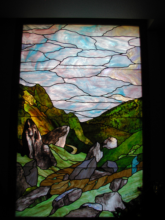 Stained glass window 3 for Bethany Lutheran Chapel