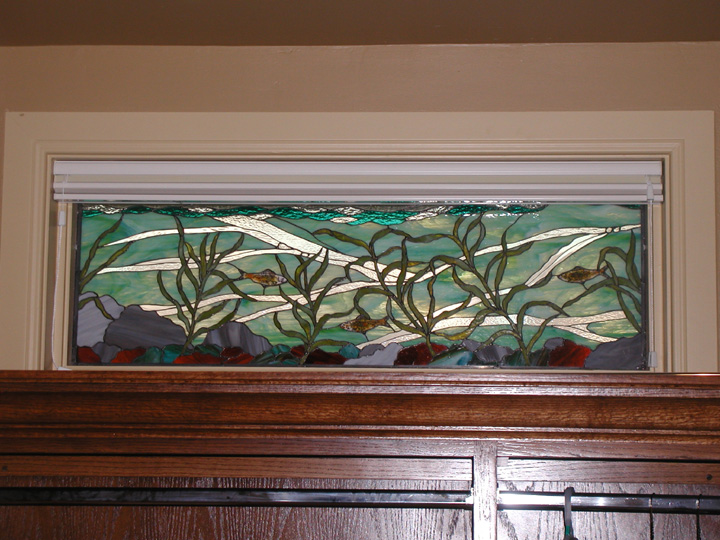 Stained Glass Koi Fish Windows